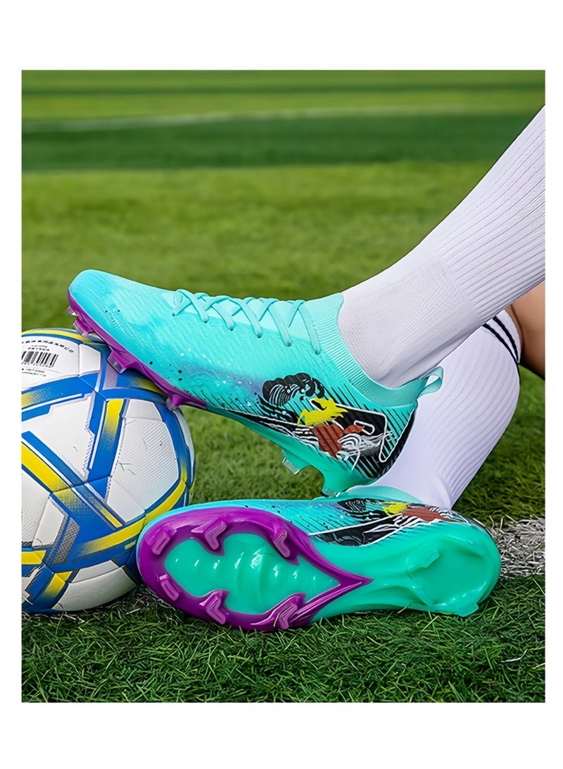 SKT Shiketro Football Cleats For Green Grass, Unisex Sports Training Shoes - Image 2